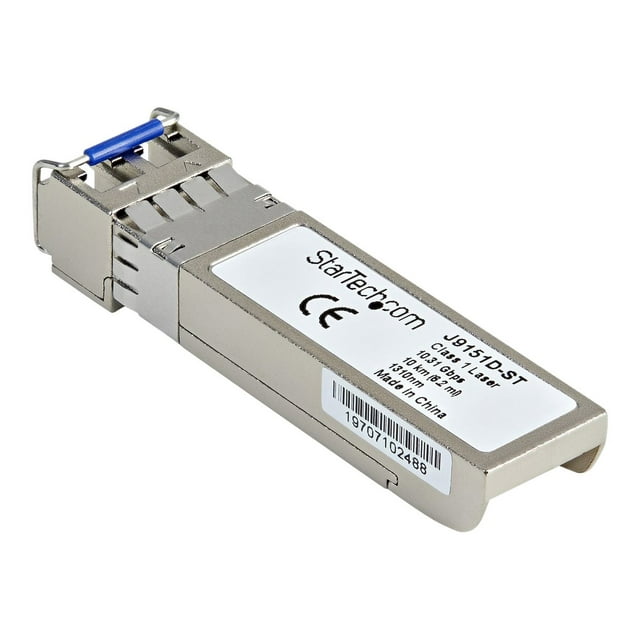 StarTech.com HPE J9151D Compatible SFP+ Module, 10GBASE-LR, 10GbE Single Mode (SMF) Fiber Optic Transceiver, 10GE Gigabit Ethernet SFP+, LC Connector, 10km, 10st) - 10GbE - 10GBASE-LR - LC single-mode - up to 6.2 miles - 1310 nm - pour HPE Aruba 2540 48, 2920, 20