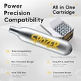 thumbnail image 2 of Spozer 12 Gram CO2 Bottles, 25 Count, for Use with Paintball, Air Rifles, Color Silver. Net Content 25, 2 of 6