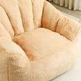 thumbnail image 2 of Bean Bag Chair with Armrests - High-Density Foam Stuffed, Lazy Sofa for Adults (Living Room, Bedroom Reading), 2 of 15