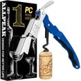 thumbnail image 1 of Allpeak Bottle Opener Wine Opener Corkscrew - 1PC Multi-Purpose Wine Bottle Opener, Corkscrew Wine Opener, Beer Bottle Opener, Wine Accessories, Ouvre Bouteille de Vin - Blue, 1 of 1