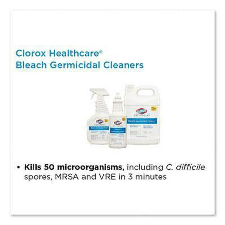 Clorox Healthcare Bleach Germicidal Cleaner Spray, Unscented, 32 oz.,  6/Carton (CLO 068970CT)