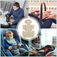 thumbnail image 6 of WXLCISI Car Seat Insert,Car Seat Insert for New Born,2 in 1 Baby Head Neck Body Support Pillow,Baby Stroller Cushion,Breathable Polyester Fiber Liner Mat,For Carseats Pushchair, 6 of 8