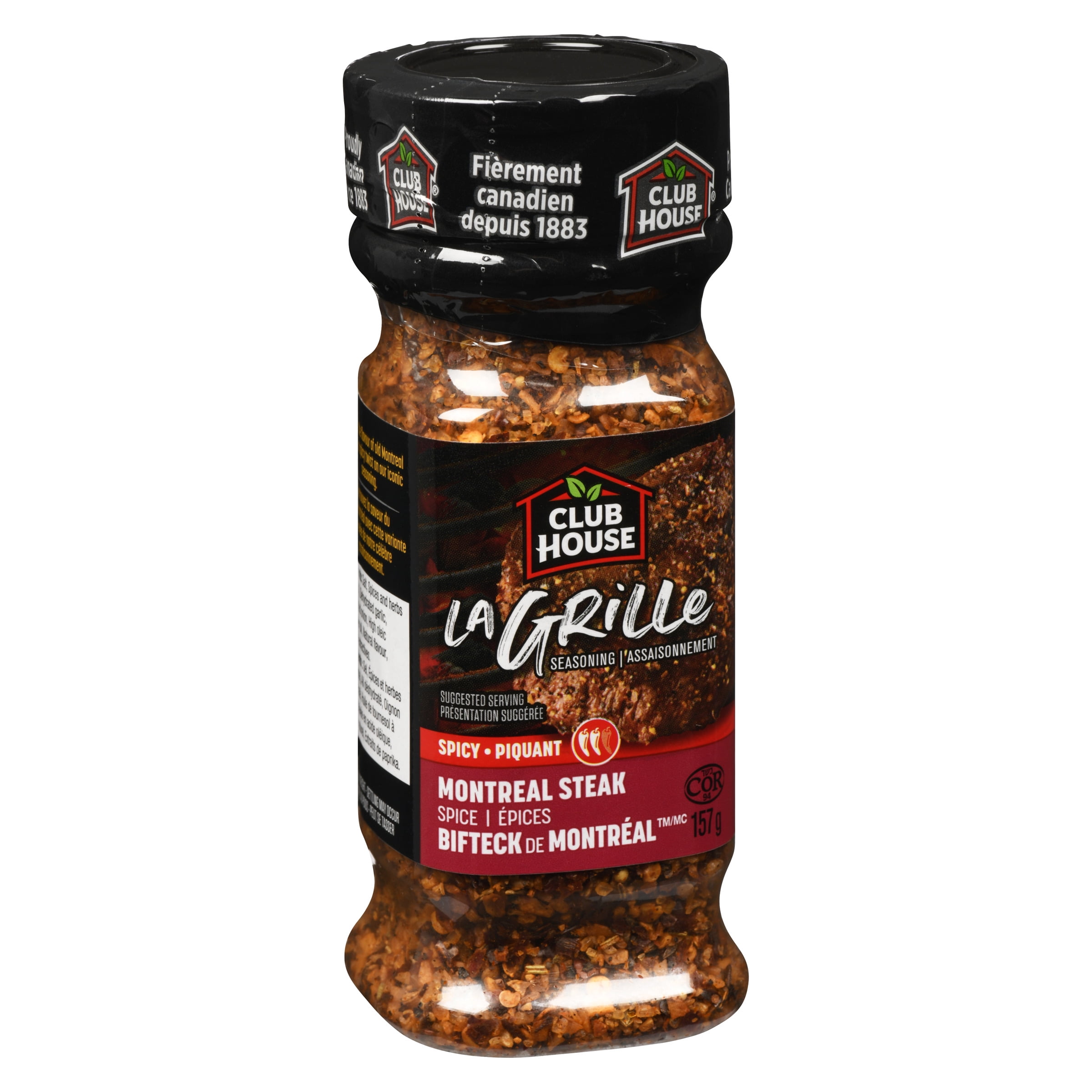 Club House La Grille Montreal Steak Spice Seasoning, 157g