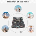 thumbnail image 6 of Kids' Beach Pants Comfortable Swim Trunks Marine Life Pattern Shorts for Pool Vacation and Lounge Wear 2T, 6 of 8