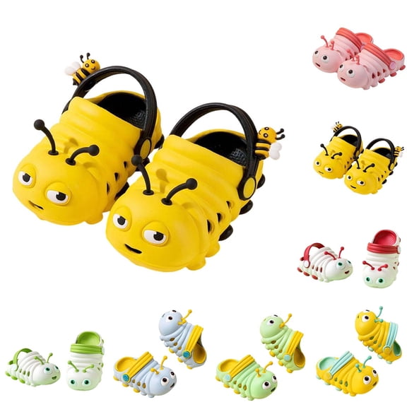 Miaoju Kids Cute Clogs Cartoon Water Shoes Garden Pool Beach Indoor Outdoor Boys Girls Toddler Anti Lightweight Slipper
