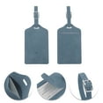 thumbnail image 3 of Unique Bargains 1 Pc Airplane Luggage Tag for Travelling Blue Polyurethane, 3 of 5