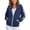 Navy, variant on Ankola Girls Full Zip Hooded Sweatshirt Jacket Loose Solid Color Long Sleeve Casual Hoodie Coat for Teen Girls 4-15 Years
