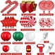 thumbnail image 3 of Conjunto de cadena de globos navideños, decoración para fiestas navideñas, regalo, combinación de globos de lentejuelas con caña, 3 of 5