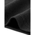 thumbnail image 6 of Women's Plus Short Sleeve Crew Neck Pleated Casual Tunic Blouse 2X Black, 6 of 6