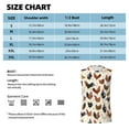 thumbnail image 6 of Uemuo Roosters and Chickens Pattern Men's Sleeveless T-Shirt,Muscle Athletic Tank Top, Moisture-wicking Quick-dry Breathable Classic Tee Top for Gym Run Outdoor Sports-Medium, 6 of 8