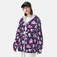 thumbnail image 3 of Balery Skull mushroom space Sudadera ligera de manga larga con capucha y protección solar UPF 50+ para hombre y mujer, ideal para pesca y running-X-Large, 3 of 7