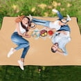 thumbnail image 6 of Extra Large Picnic Beach Blanket Waterproof Sand Proof Portable Outdoor Mat Pale Orange 80x118, 6 of 9