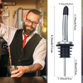 thumbnail image 2 of Juego de escurridores de botellas de acero inoxidable, 48 unidades, con tapones de goma, 2 of 7