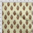 thumbnail image 3 of oneOone Cotton Cambric Fabric Leaves & Floral Block Print Sewing Fabric BTY 56 Inch Wide, 3 of 5