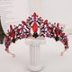 thumbnail image 2 of Nvzi Tiara de boda para novia, diadema de princesa, corona nupcial, joyería para el cabello con diamantes de imitación de cristal,graduación, boda, fiesta de disfraces (negro), 2 of 4