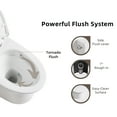 thumbnail image 4 of MaceratingFlo Rear Outlet Toilet with Tornado Flush, Back Discharge Toilet with Soft-Close Seat, 7" Rough-In, Extension Pipes Included, 4 of 11