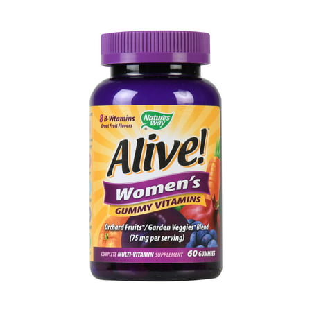 Natures Way Alive! Womens Gummy Vitamins Multivitamin Supplements 60