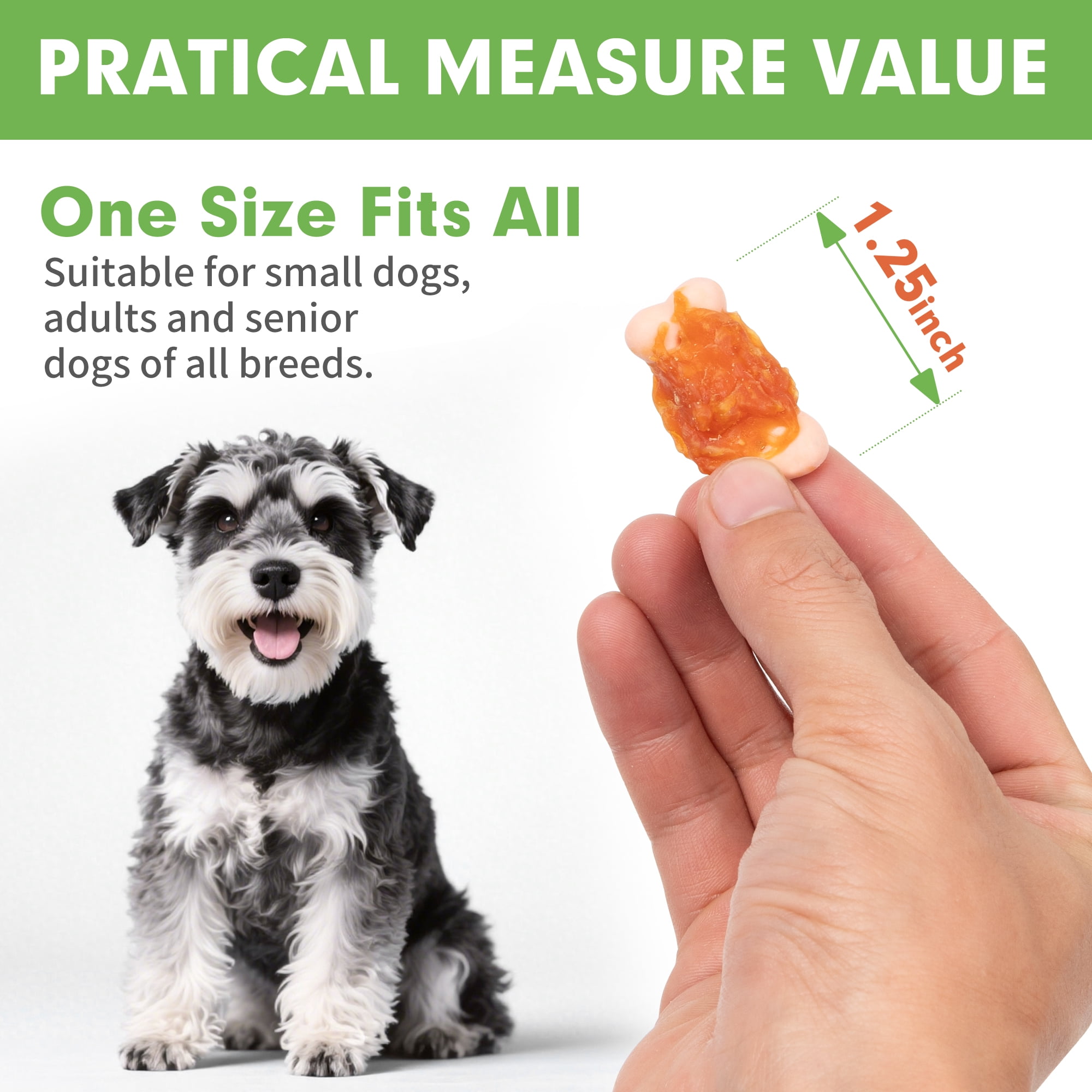 (2 pack) MON2SUN  Chicken Wrapped Biscuits Dog Treats,  10.1 oz