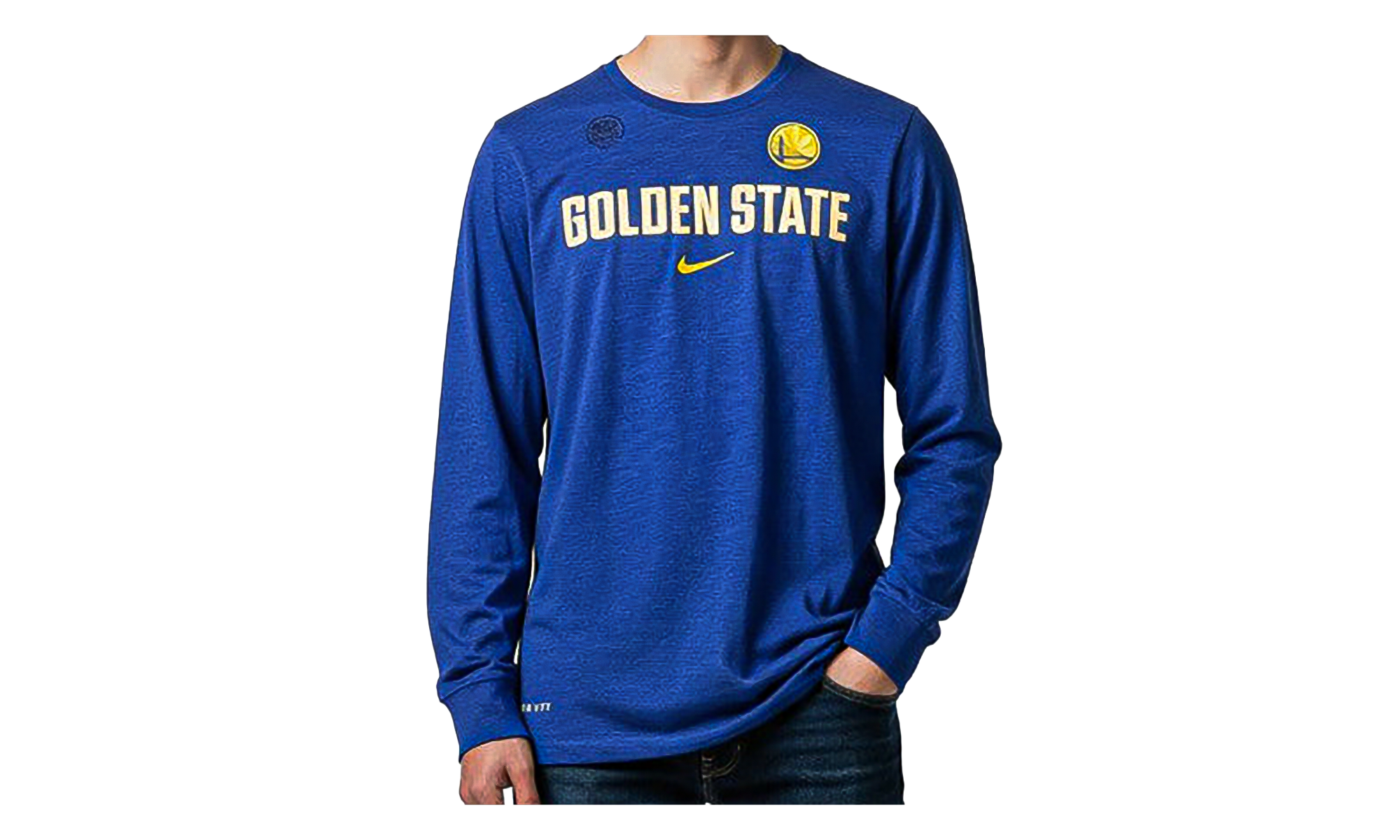 Nike NBA Golden State Warriors Long Sleeve T-Shirt Blue photo 1