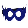 thumbnail image 3 of Máscara de cosplay para niños, máscara de ojos de fieltro para Halloween, disfraz multicolor, ajustable, para fiesta, media máscara con cuerda elástica para cumpleaños, 3 of 6