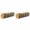Brown 2 Packs, variant on Creative High Log Texture Column Wooden Pile Cushion Log Throw Pillow Cushion Log Cushion Pillow, 43 cm×13 cm, White