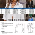 thumbnail image 3 of WEAIXIMIUNG Button Down Shirts for Women Work Pattern Women's Work Beach Smock Double Crepe Casual Shirt, 3 of 8