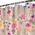 thumbnail image 4 of Waterproof Pioneer Shower Curtain 72x84 Inch Polyester Unique Cute Floral Shower Curtain for Bathroom Hotel Home Decor with 12 Plastic Hooks, 4 of 5