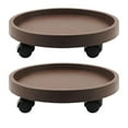 thumbnail image 1 of Plateau de Jardinière Rond Mobile avec Roues Base Mobile Industrielle Robuste pour la Plupart des Types de Pots de Plantes - Semaine, 1 of 4