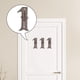 thumbnail image 4 of Placa de puerta con número de dirección, placa de puerta, números montados en la pared, letrero de bricolaje, dígitos para C-1, 4 of 9