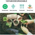 thumbnail image 5 of Peat Pots 4 Inch Large, 50 Pcs Disposable Pots, Round Biodegradable Peat Pots for Seedlings, Seed Starter Pots, 5 of 9