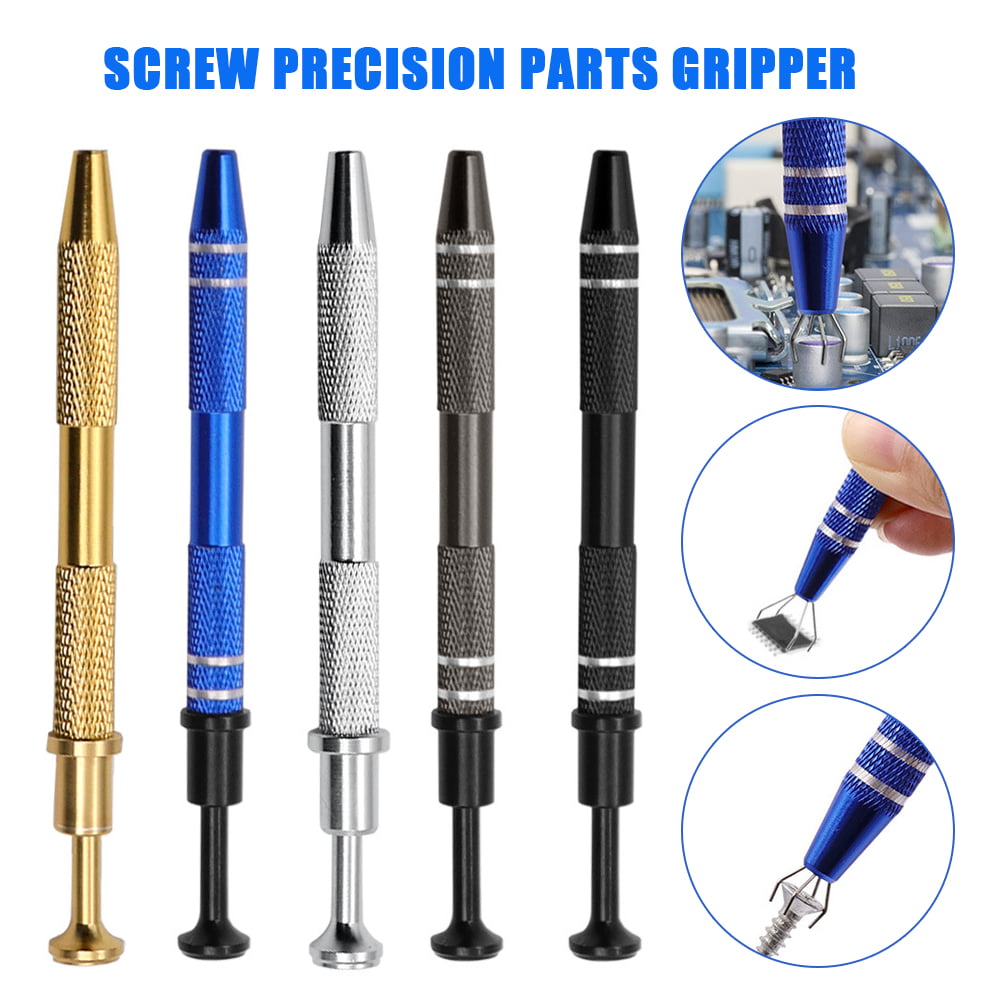 Ic Extractor Electronic Components Blue Four-claw Pick Up Pen Hand Tool  Chip Pick Up Ic Pick Up Phone Repair Tool Ic Chip Pick Up Screw Precision  Electronic Component Parts Pick Up Capacitor