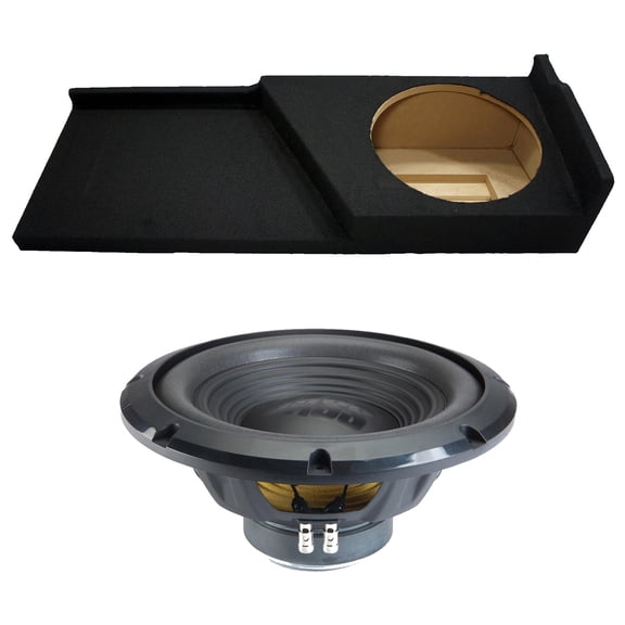 Alpine fits 07-13 Chevy Silverado 1500 Ext Cab Sealed Single 12" W12S4 Loaded Subwoofer Sub Box Enclosure 250W RMS 4 Ohm