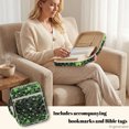 thumbnail image 5 of HELLHERO Clover Quilted Bible Cover, Durable Handle Soft Bible Cover Bag Polyester Quilted Bible Cover Case for School Daily Life, 5 of 9