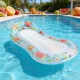 thumbnail image 4 of Klonfd Inflatable Floating Pool For Adults Comfortable Water With Adjustable Backrest And Cup Holder For Relaxation In Pool Lake Or Beach, 4 of 6