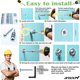 thumbnail image 4 of Kit de tarugos para drywall Ansoon de zinc autorroscantes, 50 piezas, 4 of 7