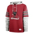 thumbnail image 2 of Men's '47 Crimson Alabama Crimson Tide Big & Tall Blitz Lacer Pullover Hoodie, 2 of 3