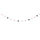 thumbnail image 2 of Yuarrent Bandera blanca de la decoración de los 6.5ft para la fiesta de cumpleaños personalizada de la bandera Kits de decoración para fiestas Blanco Rosa Gris 6.5 pies, 2 of 6