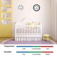 thumbnail image 3 of 2PCS Mini Indoor Thermometer Hygrometer 2 in 1 Temperature Humidity Outdoor Monitor Gauge for Wall, White, 3 of 5
