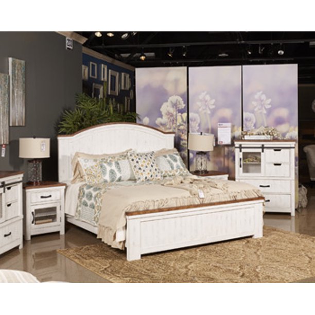 Signature Design By Ashley Wystfield White Brown Nightstand Walmart Com Walmart Com