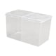 thumbnail image 3 of Caja portátil para guardar hisopos de maquillaje con 2 compartimentos Claro, 3 of 9
