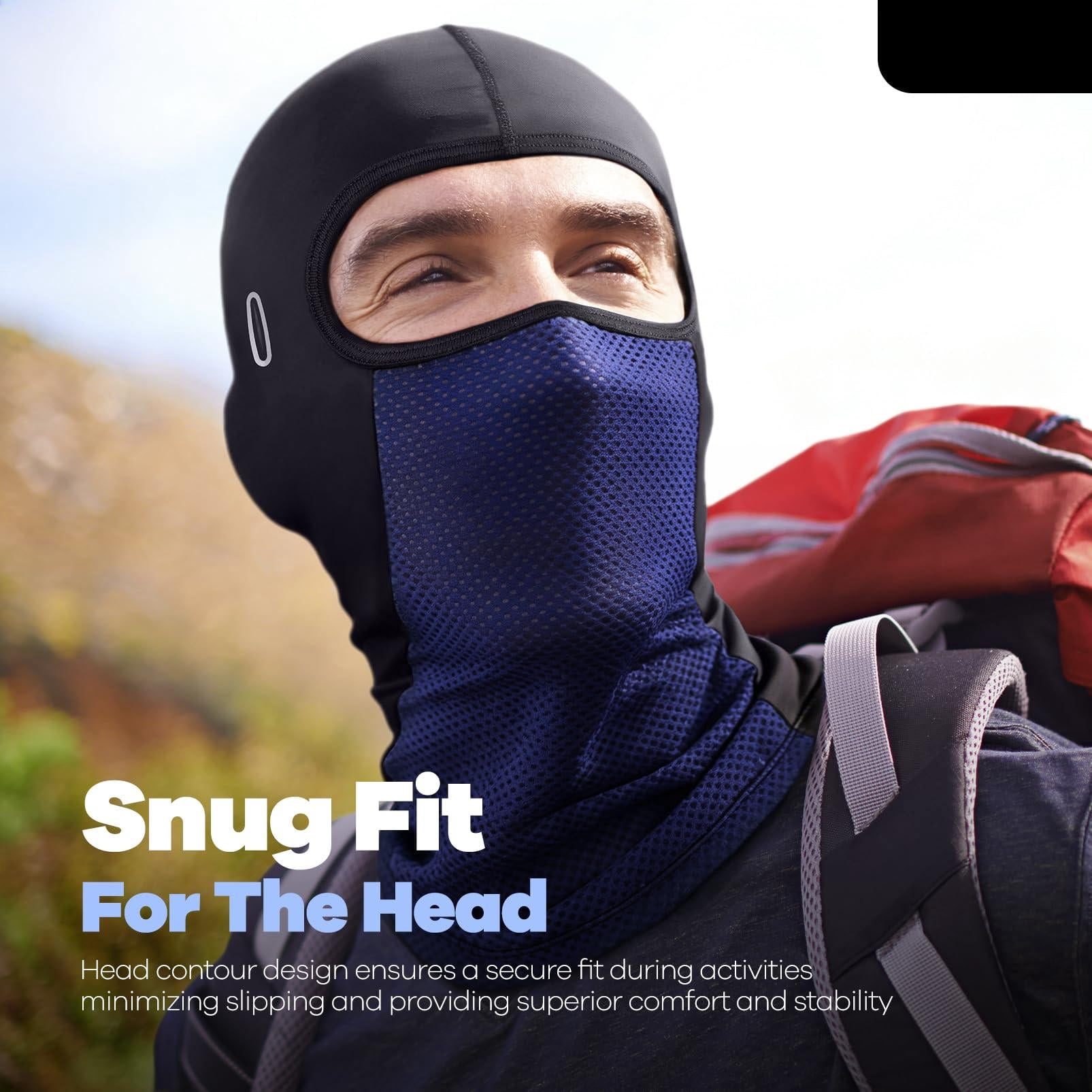 Balaclava Cycling Face Mask  Summer Ice Silk Mesh Sun Protection Ski For Men Women