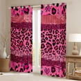 thumbnail image 2 of Homewish Girly Pink Cheetah Print Blackout Curtains Set of 2 (52x84 Each), Chic Fashion Polkadots Window Curtains, Romantic Anniversary Curtains and Drapes, Curtains Blackout Home Decor, 2 of 6