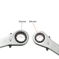 thumbnail image 3 of Llave de trinquete reversible Uxcell, extremo doble de 3/4 pulgadas x 5/8 pulgadas, CR-V, 3 of 5