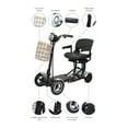 thumbnail image 5 of Bangeran Electric Medical Scooter, Powerful Li-on Battery Large Seat, Long Range Up to 20 Miles - Silver, 5 of 8