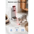 thumbnail image 5 of Teendow AI Subscription 3.5L Automatic Cat Food Dispenser with Camera for Cats, 5 of 8