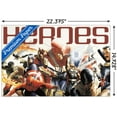 thumbnail image 3 of Marvel Comics - Marvel 80th Anniversary - Heroes Wall Poster, 14.725" x 22.375", 3 of 3