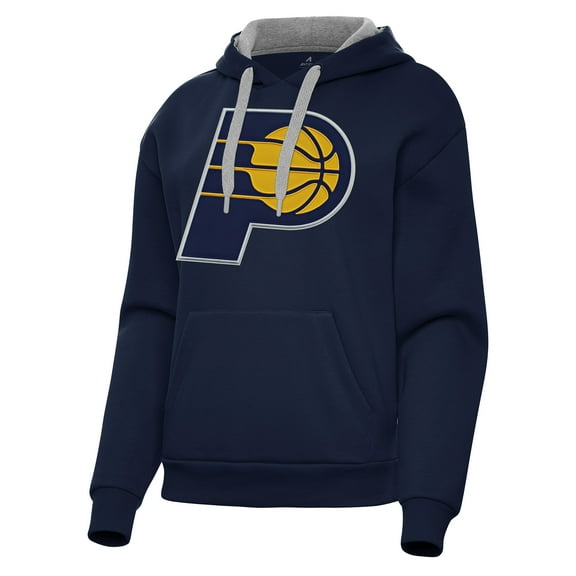 Women's Antigua Navy Indiana Pacers Victory Pullover Hoodie