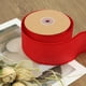 thumbnail image 2 of Cinta decorativa de lino rojo con alambre de 6,4 cm x 11 m, 2 of 8