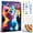 color, variant on QUITEDEW Cat Paint by Numbers Kits for Adults,Starry Night Oil Painting on Canvas with Frame,Gift and Decor 8x12 Inch