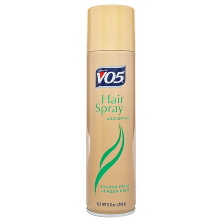 VO5 Crystal Clear Hairspray, Unscented 8.5 oz
